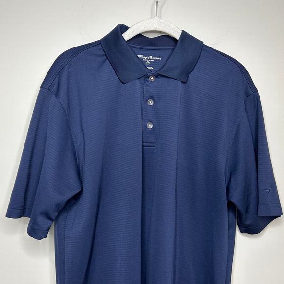 Tommy Armour Blue Golf Polo Shirt Size M Dri-Logic Short Sleeves - Picture 2 of 10